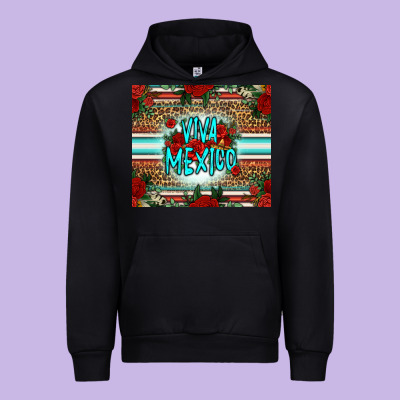 Viva Mexico Long Live Mexico Urban Hoodie Designed By Jasminsmagicworld