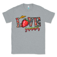 Heather Grey love summer Classic Tee - CowhideDigitalArt