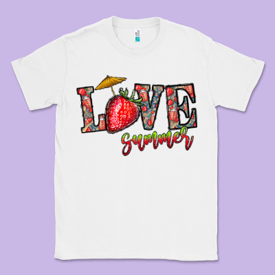 Love Summer Classic Tee Designed By Cowhidedigitalart