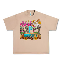 Burro drink happy thoughts Urban Heavy Tee - Zillion Design Studio