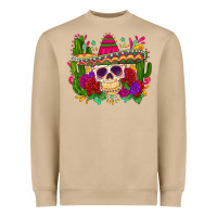 Mushroom mexican skull Heavyweight Sweatshirt - Zillion Design Studio