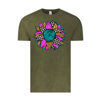 Vintage Olive race sunflower Vintage Tee - Zillion Design Studio