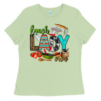 Matcha lunch lady crew Ladies Tee - AdoDesignShop