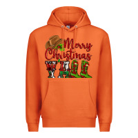 Carrot Merry Christmas Y'all Cowboy Premium Hoodie - MaliasSmallBusiness