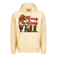 Pina Colada Merry Christmas Y'all Cowboy Premium Hoodie - MaliasSmallBusiness