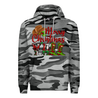 Slate Camo Merry Christmas Y'all Cowboy Premium Hoodie - MaliasSmallBusiness