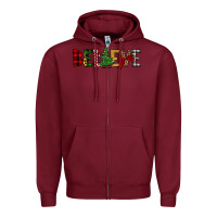 Burgundy believe Zipper Hoodie - JahusDesignShop