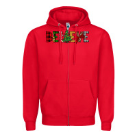 Red believe Zipper Hoodie - JahusDesignShop