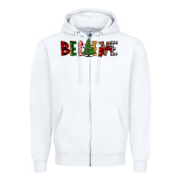 White believe Zipper Hoodie - JahusDesignShop