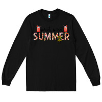 Black sweet sweet summer Long Sleeve Tee - CowhideDigitalArt