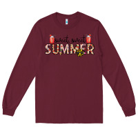 Burgundy sweet sweet summer Long Sleeve Tee - CowhideDigitalArt