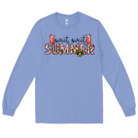 Colony Blue sweet sweet summer Long Sleeve Tee - CowhideDigitalArt