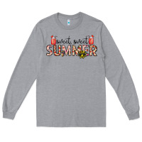 Heather Grey sweet sweet summer Long Sleeve Tee - CowhideDigitalArt