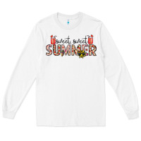 White sweet sweet summer Long Sleeve Tee - CowhideDigitalArt
