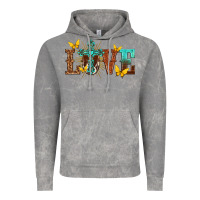Cloud Rock love with cross Vintage Hoodie - texasbilliewilder