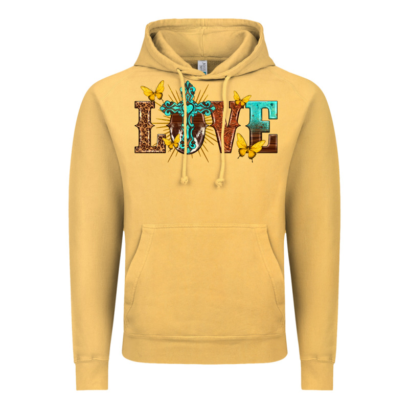 Love With Cross Vintage Hoodie by texasbilliewilder | Teevron