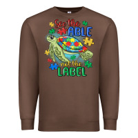Chestnut see the able not the label Premium Sweatshirt - MaliasSmallBusiness
