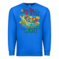 True Royal see the able not the label Premium Sweatshirt - MaliasSmallBusiness