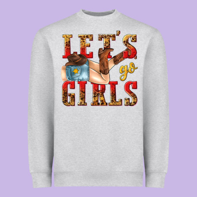 Lets Go Girls Tbw Heavyweight Sweatshirt Designed By Texasbilliewilder