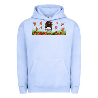 Pigment Grape Ice christmas mama messy bun Urban Hoodie - Jasminsmagicworld