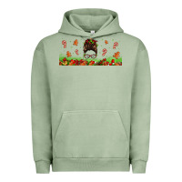Pigment Oil Green christmas mama messy bun Urban Hoodie - Jasminsmagicworld