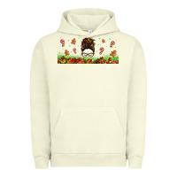 Pigment Pistachio christmas mama messy bun Urban Hoodie - Jasminsmagicworld