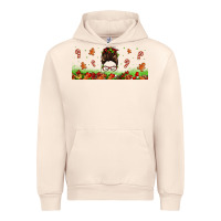 Sandshell christmas mama messy bun Urban Hoodie - Jasminsmagicworld