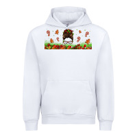 White christmas mama messy bun Urban Hoodie - Jasminsmagicworld