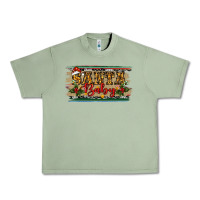 Oil Green christmas western santa baby Urban Heavy Tee - RanaPortraitStore