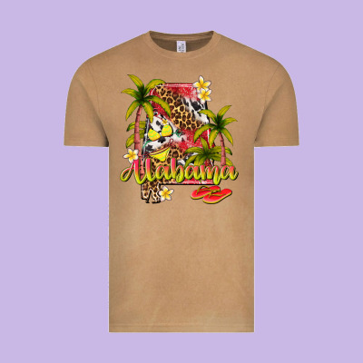Summer Alabama Vintage Tee Designed By Texasbilliewilder