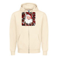 Sandshell santa christmas coaster Zipper Hoodie - JahusDesignShop