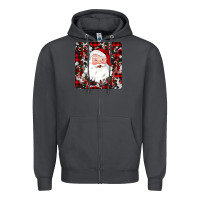 Smoke santa christmas coaster Zipper Hoodie - JahusDesignShop