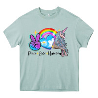 Arona peace love unicorn Heavy Core Tee - LillyAllenDesigns