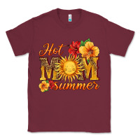 Burgundy hot mom summer Classic Tee - HRA Design Shop