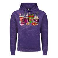 Cloud Purple lunch lady coffee cups Vintage Hoodie - texasbilliewilder