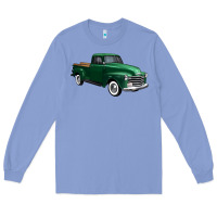 Colony Blue western green truck right 34 view 1 Long Sleeve Tee - FaDigitalArtStudio