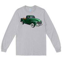 Moon Dust western green truck right 34 view 1 Long Sleeve Tee - FaDigitalArtStudio