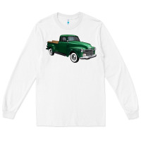 White western green truck right 34 view 1 Long Sleeve Tee - FaDigitalArtStudio