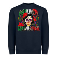 Navy mama chingona Heavyweight Sweatshirt - Zillion Design Studio