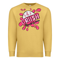 Antique Gold crush breast cancer Premium Sweatshirt - MaliasSmallBusiness
