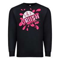 Black crush breast cancer Premium Sweatshirt - MaliasSmallBusiness