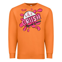 Carrot crush breast cancer Premium Sweatshirt - MaliasSmallBusiness