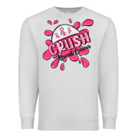 Dove Grey crush breast cancer Premium Sweatshirt - MaliasSmallBusiness