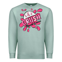 Seafoam crush breast cancer Premium Sweatshirt - MaliasSmallBusiness