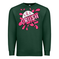 Sports Green crush breast cancer Premium Sweatshirt - MaliasSmallBusiness