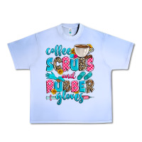 Grape Ice coffee scrubs and rubber gloves Urban Heavy Tee - Zillion Design Studio