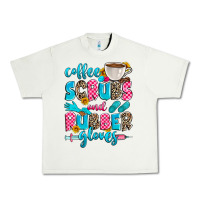 Pistachio coffee scrubs and rubber gloves Urban Heavy Tee - Zillion Design Studio