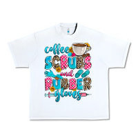 White coffee scrubs and rubber gloves Urban Heavy Tee - Zillion Design Studio
