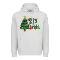 Dove Grey Merry And Bright Premium Hoodie - MaliasSmallBusiness