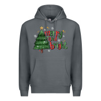 Rock Merry And Bright Premium Hoodie - MaliasSmallBusiness